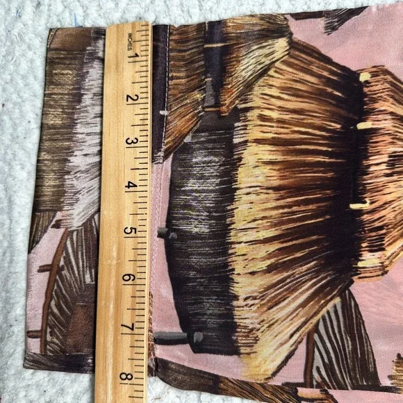 NWT Farm Rio Shuhu Beige Cargo Pants Women's XS Elastic Waist Everyday $175 - Picture 7 of 13